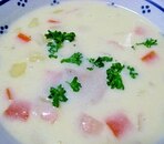 野菜たっぷり豆乳スープ